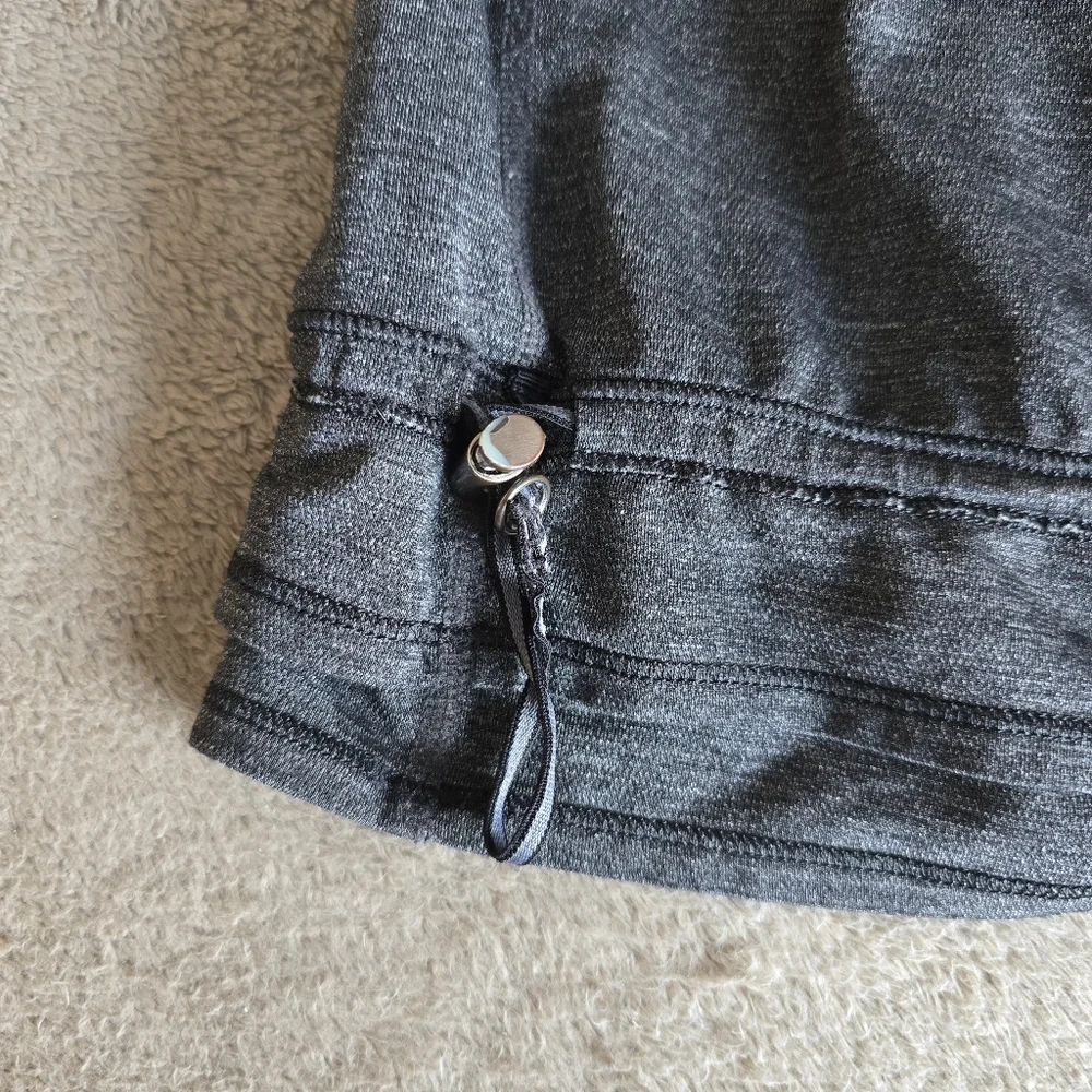 Lululemon Run: Back On Track Tank Heathered Black/Black Size 6 - Picture 10 of 11